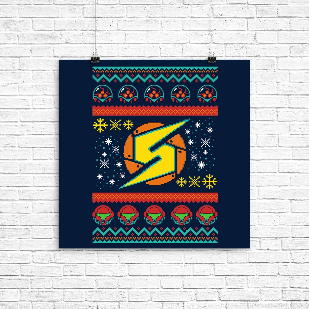 A Metroid Christmas - Poster