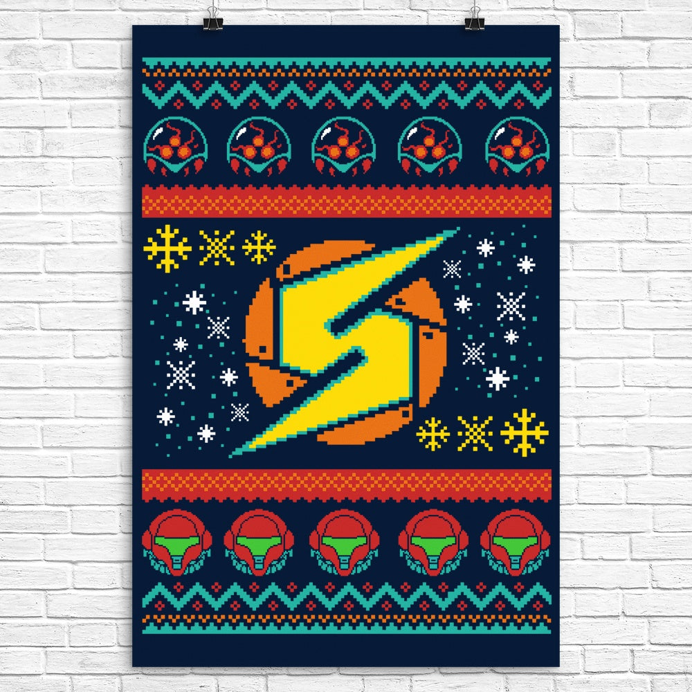 A Metroid Christmas - Poster