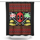 A Very Mercy Christmas - Shower Curtain