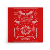 A Very SPN Sweater - Canvas Print