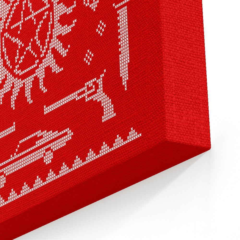 A Very SPN Sweater - Canvas Print