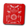 A Very SPN Sweater - Coasters
