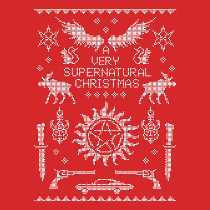A Very SPN Sweater - Canvas Print