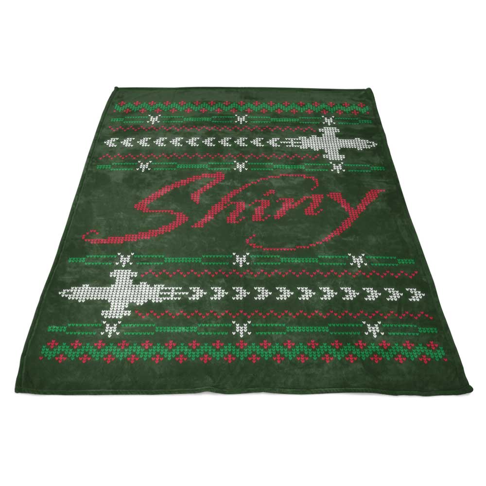 A Very Shiny Christmas - Fleece Blanket