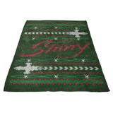 A Very Shiny Christmas - Fleece Blanket