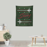 A Very Shiny Christmas - Wall Tapestry