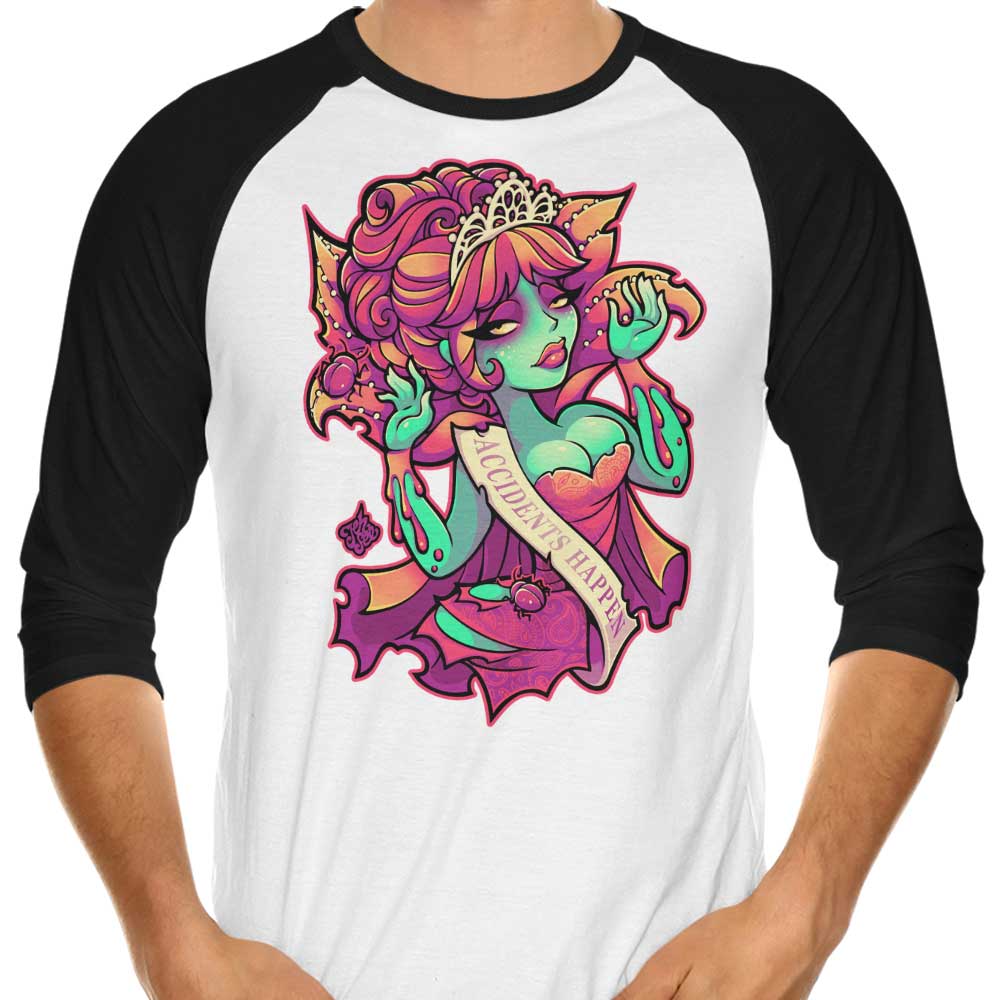 Accidents Happen - 3/4 Sleeve Raglan T-Shirt