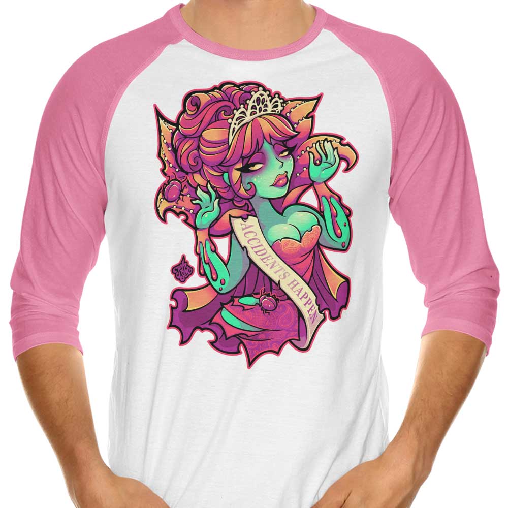 Accidents Happen - 3/4 Sleeve Raglan T-Shirt