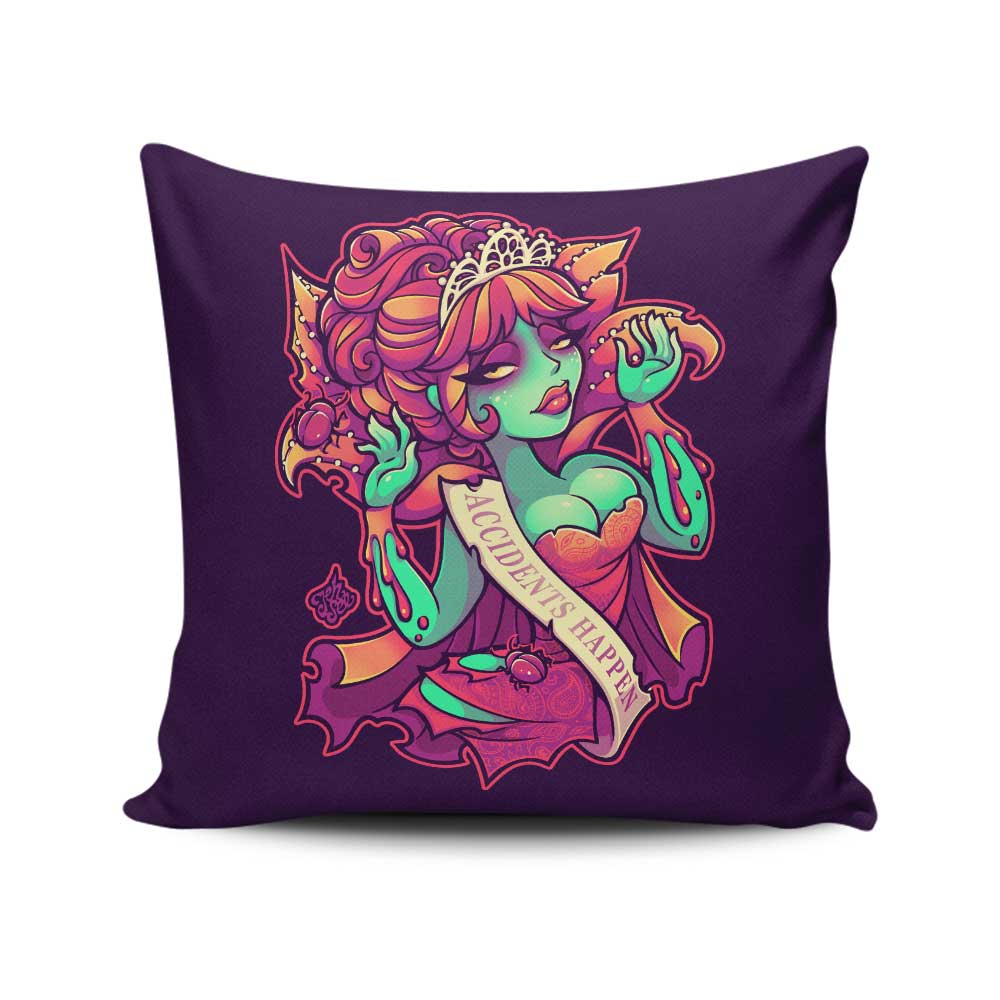 Accidents Happen - Throw Pillow