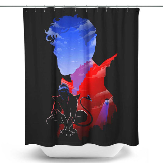 Acrobatic Landscape - Shower Curtain