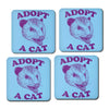 Adopt a Cat - Coasters
