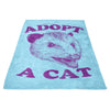 Adopt a Cat - Fleece Blanket