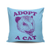 Adopt a Cat - Throw Pillow