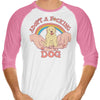 Adopt a Dog - 3/4 Sleeve Raglan T-Shirt