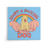 Adopt a Dog - Canvas Print