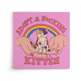 Adopt a Kitten - Canvas Print
