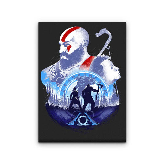 Adventures with My Father - Canvas Print