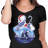 Adventures with My Father - Women's V-Neck