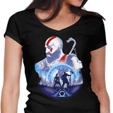 Adventures with My Father - Women's V-Neck