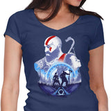 Adventures with My Father - Women's V-Neck