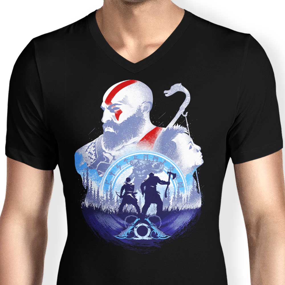 Adventures with My Father - Men's V-Neck