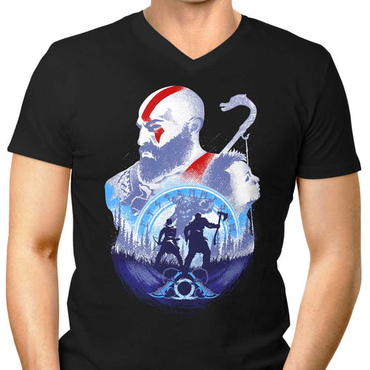 Adventures with My Father - Men's V-Neck