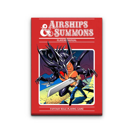 Airship and Summons - Canvas Print