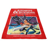 Airship and Summons - Fleece Blanket