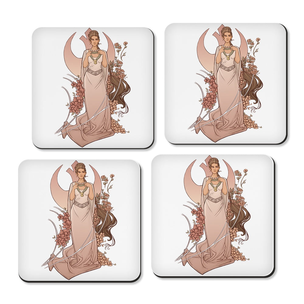 Alderaan Rose - Coasters