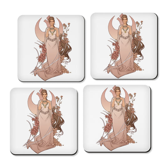 Alderaan Rose - Coasters