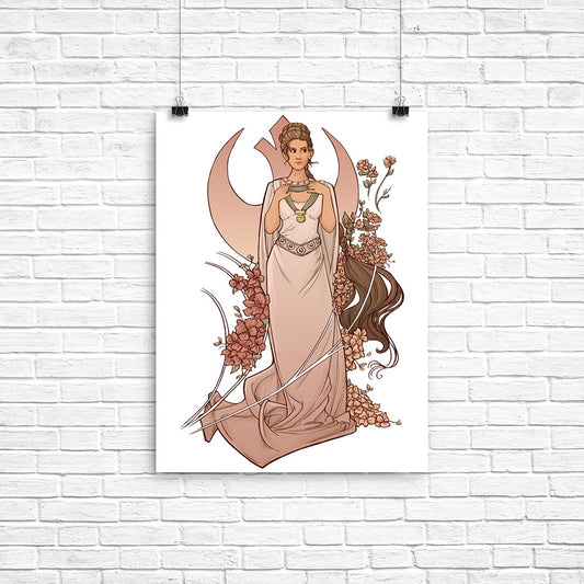 Alderaan Rose - Poster