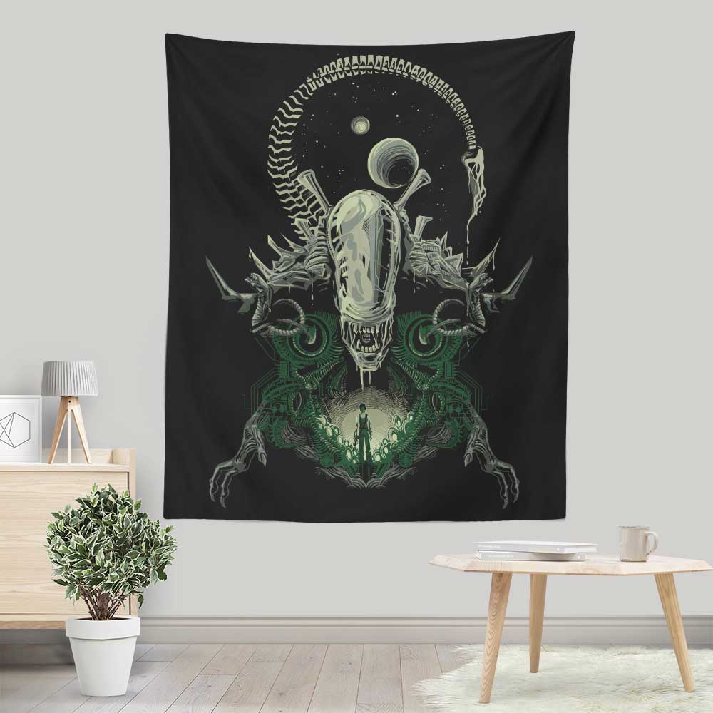 Alien Nightmare - Wall Tapestry