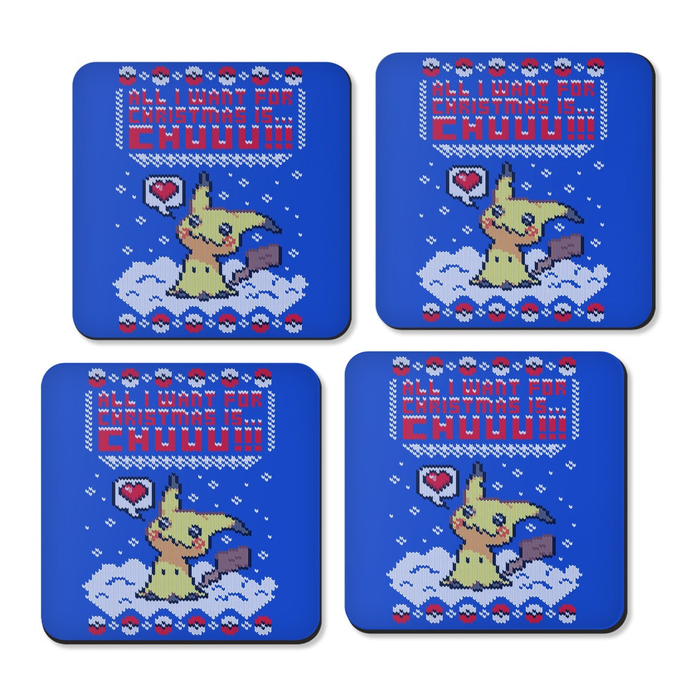 All I Want for Christmas is Chuuu - Coasters