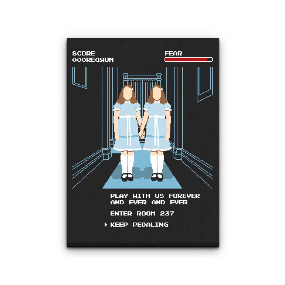 All Play and No Work - Canvas Print