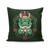 Alligator Christmas - Throw Pillow