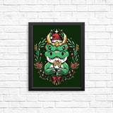 Alligator Christmas - Posters & Prints