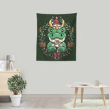 Alligator Christmas - Wall Tapestry