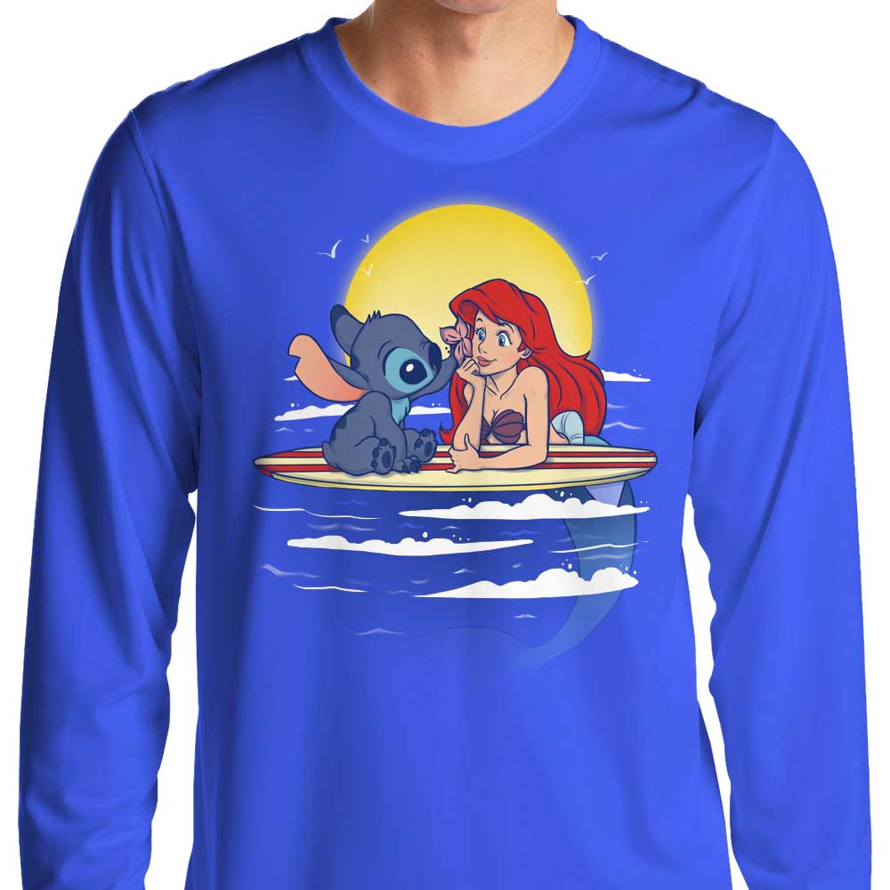Aloha Mermaid - Long Sleeve T-Shirt - Small | Once Upon a Tee