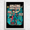 Amazing Super Sloth - Posters & Prints