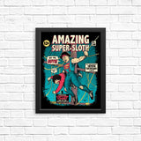 Amazing Super Sloth - Posters & Prints