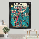 Amazing Super Sloth - Wall Tapestry