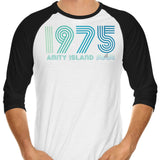 Amity in 75 - 3/4 Sleeve Raglan T-Shirt