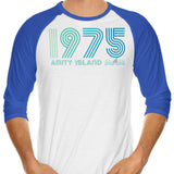 Amity in 75 - 3/4 Sleeve Raglan T-Shirt