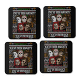 An Ugly Slasher Sweater - Coasters