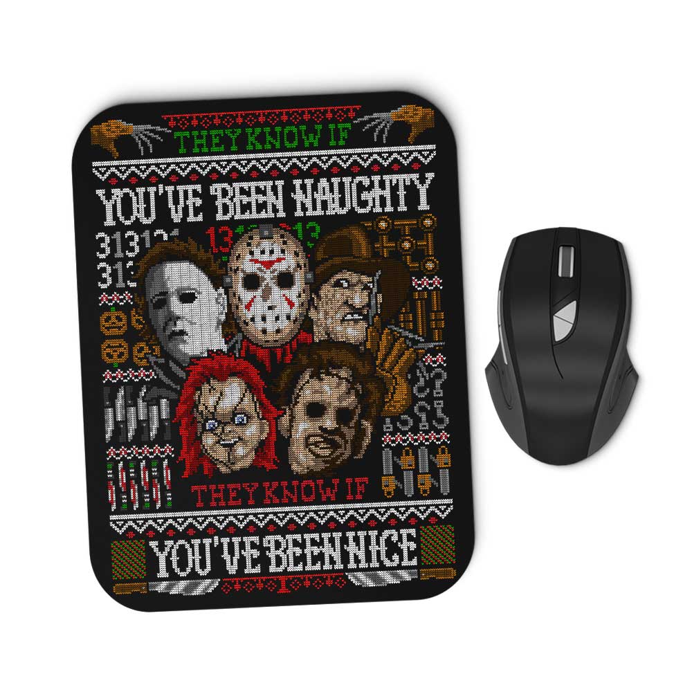 An Ugly Slasher Sweater - Mousepad