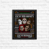 An Ugly Slasher Sweater - Posters & Prints