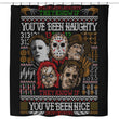 An Ugly Slasher Sweater - Shower Curtain