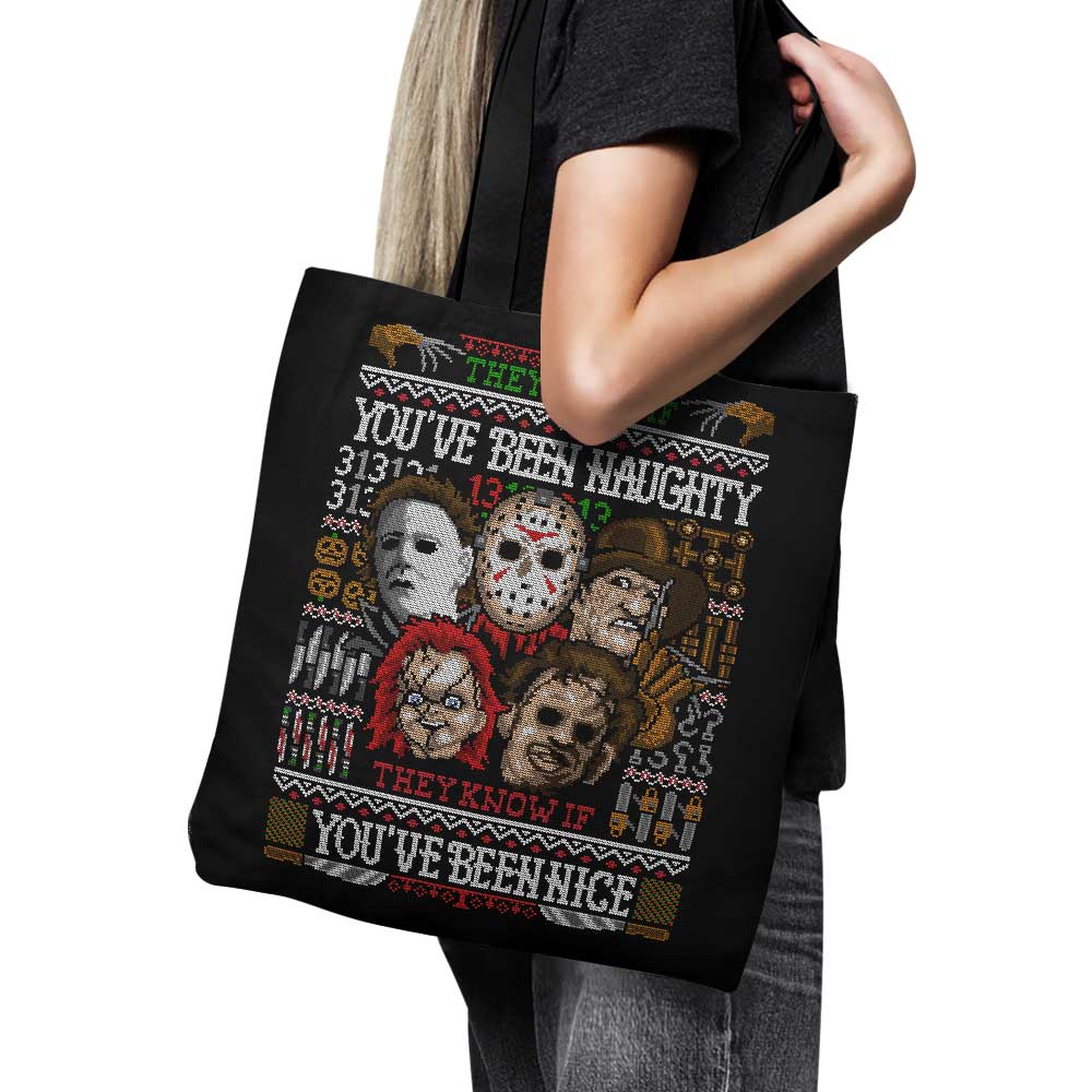 An Ugly Slasher Sweater - Tote Bag