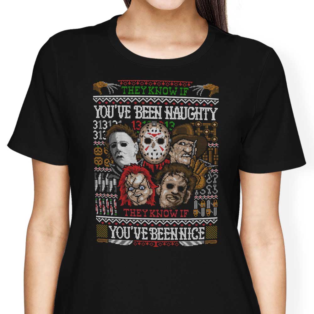 An Ugly Slasher Sweater - Women's Apparel