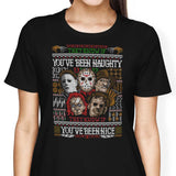 An Ugly Slasher Sweater - Women's Apparel